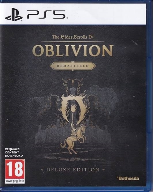 The Elder Scrolls IV Oblivion Remastered Deluxe Edition - PS5 (A-Grade) (Genbrug)